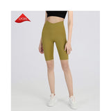 Yoga Bottoms, Shorts, 6 Colors to Choose From, High Waist, Switching, Elastic Waist, Hip Lift, Stomach Coverage, Breathable, Sweat Absorbent, Quick Drying, Sports, Stylish, Slimming, Charming, Trendy, Great Value, S~XL 