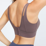 Yoga tops, bra tops, U-neck, 4 colors to choose from, sports, fitness, switching, high waist, padding, super-busting, open back, simple, slim, slimming, retro, sexy, S~XXXL