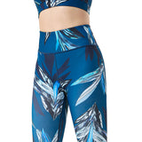 Leggings, Yoga Bottoms, Print, Hip Lift, Elastic, High Waist, Breathable, Quick Drying, Stomach Cover, Lightweight, Sweat Absorbent, Fitness, Sports, Running, Elastic, Ankle Length, 2 Colors Available, S-XL