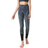 Leggings, Yoga Bottoms, Print, Hip Lift, Elastic, High Waist, Breathable, Quick Drying, Stomach Cover, Lightweight, Sweat Absorbent, Fitness, Sports, Running, Elastic, Ankle Length, 2 Colors Available, S-XL